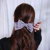 Corea del Sur horquilla con estampado de leopardo mariposa grande pinza de resorte anillo para el cabello para adulto moda parte trasera de la cabeza temperamento accesorios para el cabello diadema tocado para mujer