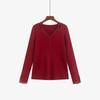 Moda para Mujer Tallas Grandes Diseño de Encaje Patchwork Suéter Tejido Elegante 2026 Invierno Gordo mm Top de Punto Base 23531