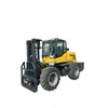 Empilhadeira off-road de tração nas quatro rodas 3 toneladas 4 toneladas 5 toneladas operador montado transportador a combustão interna, não atola, forte capacidade de subida, empilhadeira totalmente hidráulica