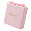 Caja de embalaje de joyería rosa de alta calidad al por mayor de fábrica, caja de joyería con lazo, caja de regalo de cartón, se puede hacer logotipo