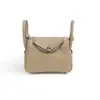 Piel de Vaca de Primera Capa 2025 Nueva Bolso Lindy para Mujer, Bolso de Hombro Cruzado, Bolso Almohada, Bolso Pequeño Versátil de Gama Alta