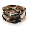 Diadema de yoga con camuflaje deportivo diadema de algodón elástico para hombre y mujer europea y americana diadema deportiva para correr fabricantes al por mayor