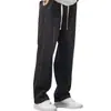 Pantalones vaqueros finos de verano 2023 para hombre, marca de moda, estilo americano, holgados, rectos, informales, de pierna ancha y largos