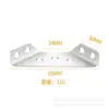 Suporte de Ângulo Multifuncional Fadeli Hardware Suporte de Ângulo Fixo Três Lados Suporte de Suspensão Suporte de Prateleira em Forma de L Ângulo Reto Barra de Ângulo Preto