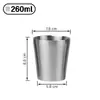 Taza de Agua de Acero Inoxidable 304, Vaso Hueco de Doble Pared para Cerveza, Taza para Bebidas Frías y Té, Vaso para Bebidas y Catering, Logo Personalizable, Antiescaldante