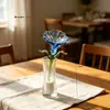 Cristalería Zibo 13cm Flor de Luna de Vid Decoración de Escritorio Hecha a Mano Artículo de Regalo Flor Eterna Lujo Ligero