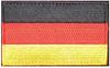 Serie Alemana Deyi Zhi Escudo de Águila Bandera Brazalete Bordado Velcro Insignia Táctica de Moral Parche de Tela Parche para Mochila