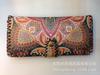 Nueva cartera de impresión hecha a mano escénica para estudiante mujer graffiti retro estilo étnico PU