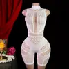 Atuendo sexy transfronterizo con jacquard de malla, transparente y seductor, falda bodycon de estilo sexy para mujer