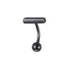 Piercing de umbigo de aço inoxidável transfronteiriço em forma de T reto novo estilo prego de umbigo requintado simples fivela de umbigo europeia e americana em estoque