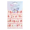 Sticker para Uñas Cereza Rojo Vino 5D Repujado Dulce Fruta Cereza Cereza Sticker para Uñas Joyería CA