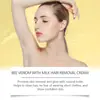Crema Depilatoria Hidratante con Leche de Veneno de Abeja Oceaura Transfronteriza Crema Depilatoria Purificante para Manos y Piernas Depilación Corporal de Axilas