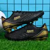 Chuteiras de Futebol de Tamanho Grande para Travessia de Fronteira para Homens e Mulheres, Chuteiras de Gramado Sintético com Travas Longas para Alunos do Ensino Fundamental e Médio, Chuteiras de Treinamento para Competição, Chuteiras Esportivas para Jovens