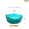 Cuenco de vidrio de Phnom Penh con patrón de martillo, apto para el hogar, plato de fruta transparente irregular, cuenco de vidrio de estilo japonés, cuenco para ensalada de frutas, venta al por mayor