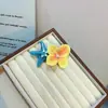 Pinza para el Cabello Estilo Súper Hada Flor de Orquídea Mariposa Flor de Estrella de Mar para Mujer, Pinza Lateral con Flores Reales, Pasador para Fotos en la Playa, Accesorio para el Cabello