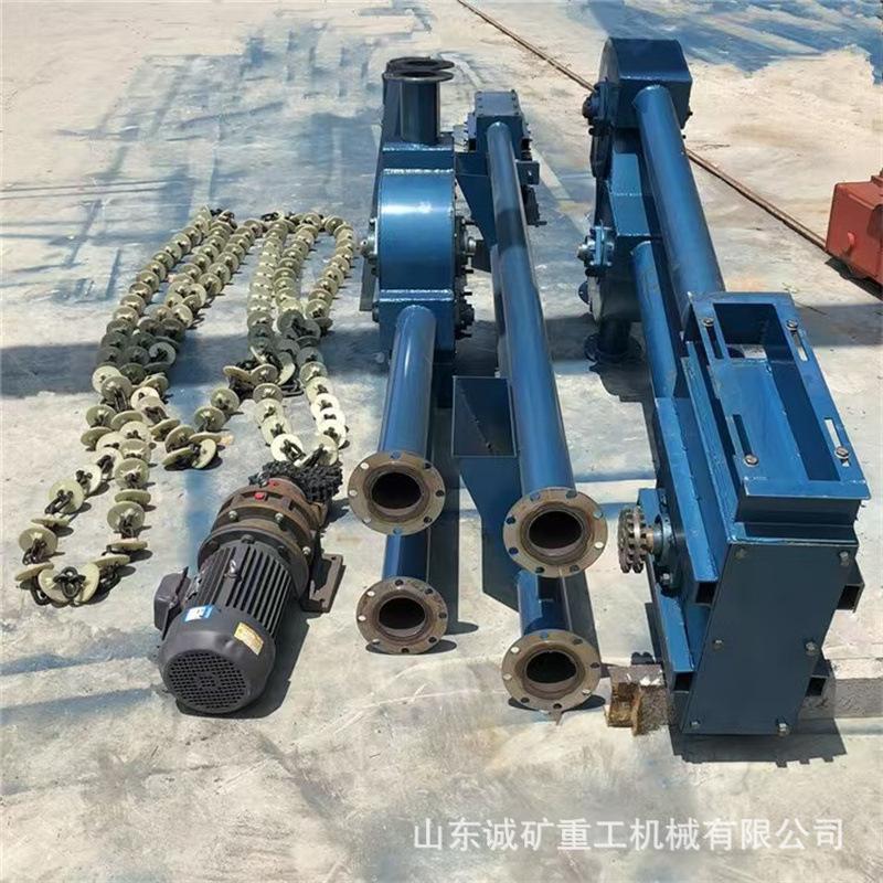 现货供应管链输送机矿用粉末输送设备尼龙盘片管链 操作简单 提