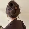 Pinza de Pato de Tela Dulce para Peinar el Cabello en la Parte Posterior de la Cabeza, Pinza para el Cabello Exquisita de Gama Alta para Mujeres, Pasador de Tela con Lazo