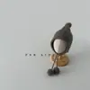 Gorro Infantil Ins Otoño e Invierno Cálido y Lindo Gorro de Punto con Bola de Pelo para Niños y Niñas Bebé Color Sólido Versátil Gorro de Lana Invierno