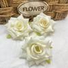 Ponto 8cm Cabeça de Rosa Guirlanda de Broche Feita à Mão Adorno de Cabeça Flor de Pulso para Casamento Acessórios de Decoração de Bolo Roupas
