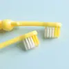 Cepillo de Dientes Infantil de Cerdas Suaves con Dibujo de Conejo, Ultra Fino y Ultra Suave, Adecuado para Edades 3-4-5-7-8-9, Cabezal de Cepillo Desechable de Hotel