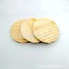 Círculos de Madera Creativos para Bricolaje, Posavasos Aislantes Cuadrados para Bricolaje, Posavasos Caseros Pintados, Virutas de Madera Pintadas