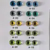 Juguete de Peluche Varilla Roscada Ojos de Gato Ojos de Vidrio Gema del Tiempo Accesorios DIY Ojos de Perro Realistas