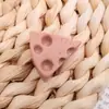 Resina Colorida Imitação Queijo Brinquedo Alimentício Miniatura Casa de Bonecas Modelo Cola Creme Artesanal DIY Acessórios para Presilha de Cabelo