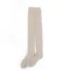 Calcetines altos de cachemir 2026 otoño e invierno para mujer, calcetines largos hasta la rodilla, cálidos, sencillos, versátiles, calcetines adelgazantes para pantorrilla