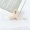Pinza Pequeña para el Cabello con Forma de Cruz Versátil Linda para Uso Diario Estilo Coreano, Serie Sencilla de Colores Gelatina, Elegante Accesorio para el Cabello para Cola de Caballo Alta y Flequillo