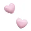 Serie de colores macaron superficie brillante adorno de corazón positivo accesorios funda de teléfono diy decoración Crocs pasador de pelo pinza de pelo materiales