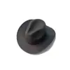 Sombrero de mezclilla estilo western europeo y americano otoño e invierno Nuevo retro ala sombrero de fieltro Jazz transfronterizo sombrero de copa para hombre y mujer