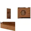 Estante para té, Gabinete de té, Estante de almacenamiento, Estante pequeño para juego de té, Gabinete de almacenamiento, Vitrina de té, Gabinete Multi-Tesoro para sala de té