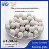 Enchimento de esfera cerâmica inerte 3-50 esfera cerâmica de alumina inerte resistente a ácido e álcali esfera cerâmica de baixa alumina para ensino médio