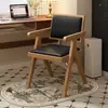 Banqueta de Maquiagem Imitando Madeira Vintage, Cadeira Simples Retrô Chandigarh, Cadeira para Penteadeira de Quarto de Meninas com Encosto