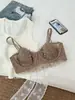 Sujetador Ultra Fino Puro Deseo para Mujeres con Busto Grande, Efecto Reductor, con Aros, Anti-Caída, Tirantes Múltiples Ajustables, Lencería de Encaje Tallas Grandes