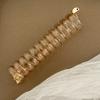 Color crema cabeza de línea telefónica cuerda para coleta trenza rizador de pelo trenza ola horquilla pinza accesorios para la cabeza temperamento femenino