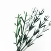 Venta al por mayor de fábrica Tallo de Flor Clavel Verde Flor Artificial Arte Floral Rama Falsa Rama Envueltos Material de Producción para Manualidades DIY
