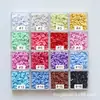 Botones Mini Mickey de Dos Ojales de 6 mm Muñeca Pequeña BJD Muñeca Ob11 Muñeca de Algodón Juguete de Peluche Accesorios Ropa de Muñeca Piezas para DIY