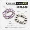 Nuevo Estilo Cristal de Color Gota de Agua Hebilla Cuadrada, Hebilla Elegante para Zapatos, Accesorio Decorativo Desmontable para Zapatos