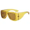 Óculos de Sol Novos Estilo 2026 Exagerados de Aba Larga Moda Hip-Hop Personalidade Tendência Cool Óculos de Sol Retro Futuristas Óculos de Proteção Solar