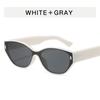 Óculos de Sol Estilo Coreano Olho de Gato Tendência Moda Óculos Studded Personalidade Tendência Unissex Óculos de Sol para Praia Férias