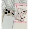 Filme de Lente Cartoon DIY Adesivos em Relevo Padrões Decorativos Kt Adesivos de Telefone 3D em Relevo Ins Cartoon DIY Unhas