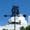 Explosiones Transfronterizas de Amazon Artesanías de Metal Pintura en Aerosol Decoración de Techos Veletas Adornos Arte de Hierro para Exteriores de Patio