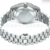 Reloj de Cuarzo para Hombre con Hielo y Diamantes Completos, con Calendario, Incrustado con Circonita y Diamantes de Colores, Diseño Único, Acero Inoxidable, Material Impermeable