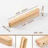 Manija de Armario de Madera Maciza en Forma de T, Manija de Cajón y Gabinete de Madera, Manija de Puerta de Gabinete Infantil, Manija de Gabinete de Madera, Estilo Minimalista Japonés