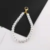 Exquisita Cadena de Perlas para Lanyard de Teléfono Móvil DIY Hecho a Mano Cuerda de Cable de Acero Accesorios de Lanyard con Cuentas para Cámara CCD
