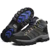 Outono Inverno Exterior Tamanho Plus Veludo Plus Sapatos de Caminhada Homens Mulheres Sapatos Esportivos Sapatos de Algodão Quentes Impermeáveis Sapatos de Trekking Em Estoque