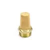 Silenciador de cobre neumático plástico/cabeza larga/cabeza plana/válvula solenoide de silenciador ajustable tapón 3 puntos 1/8 Tapón 1/4