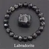 Pulseira de Cristal Popular Transfronteiriça 8mm Gema Vermelha Verde Cristal Morango Lápis Lazúli Pulseira Pulseira de Pedra Natural Atacado de Fábrica