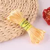 Línea 7 20 m pulsera DIY collar cuerda trenzada nudo chino alambre colgante dorado línea trenzada cuerda roja material fuerte